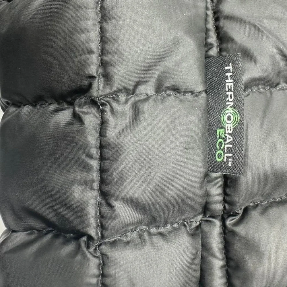 The North Face black puffer jacket